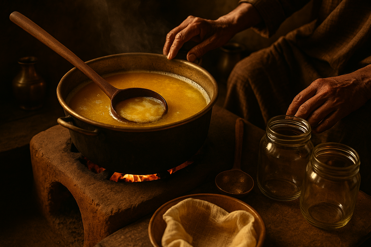 DESI GHEE MAKING 